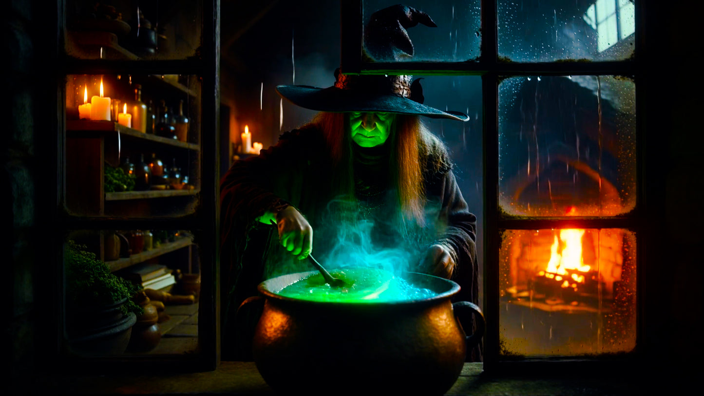 Halloween Window Projection Pack - 2-Minute Cinematic Loop