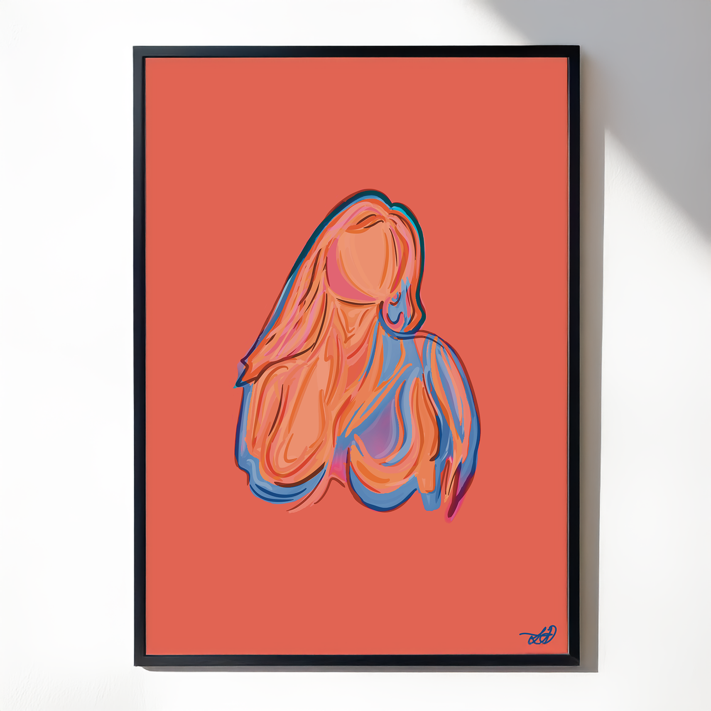 Defying the Monochrome Art Print