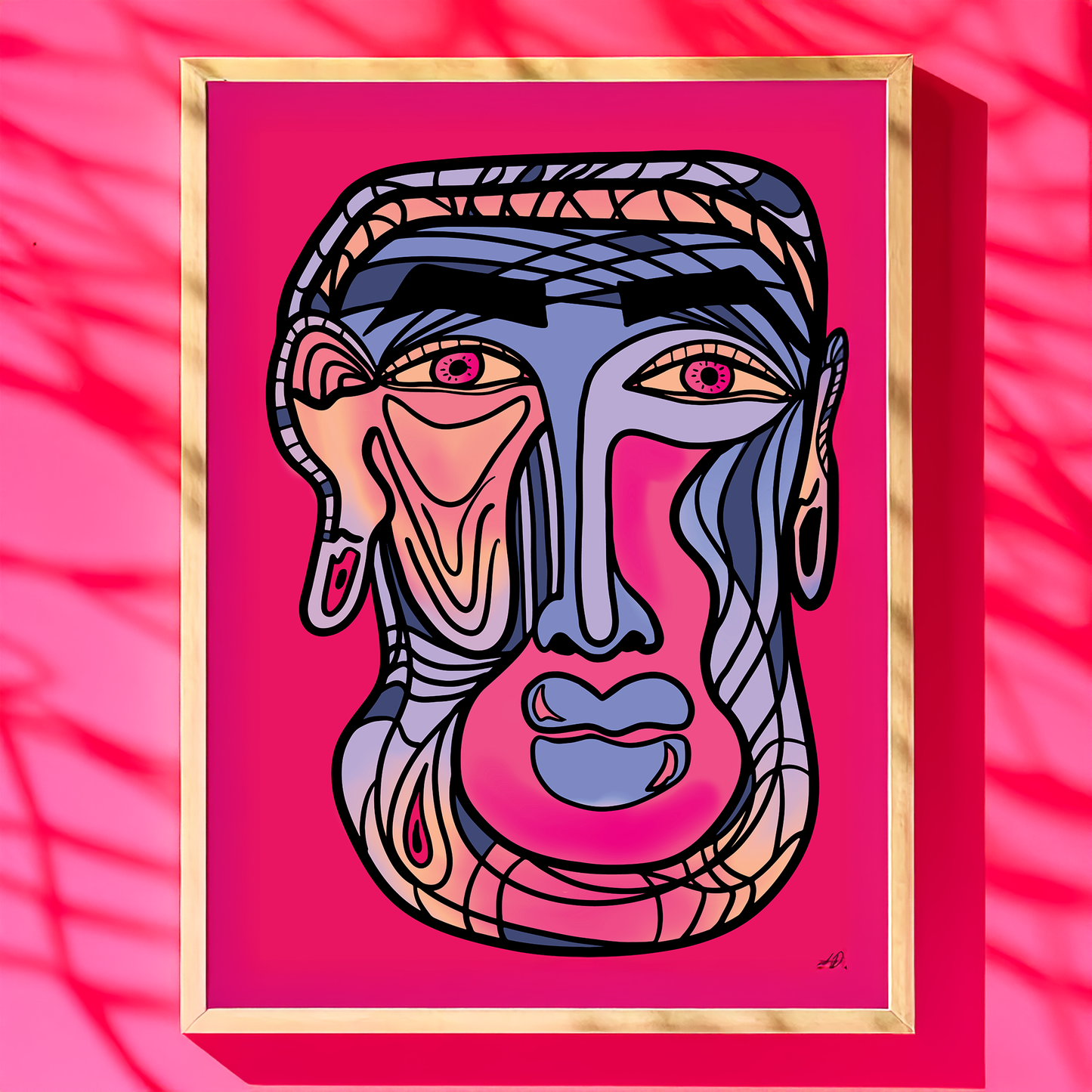 Wired Reality Art Print