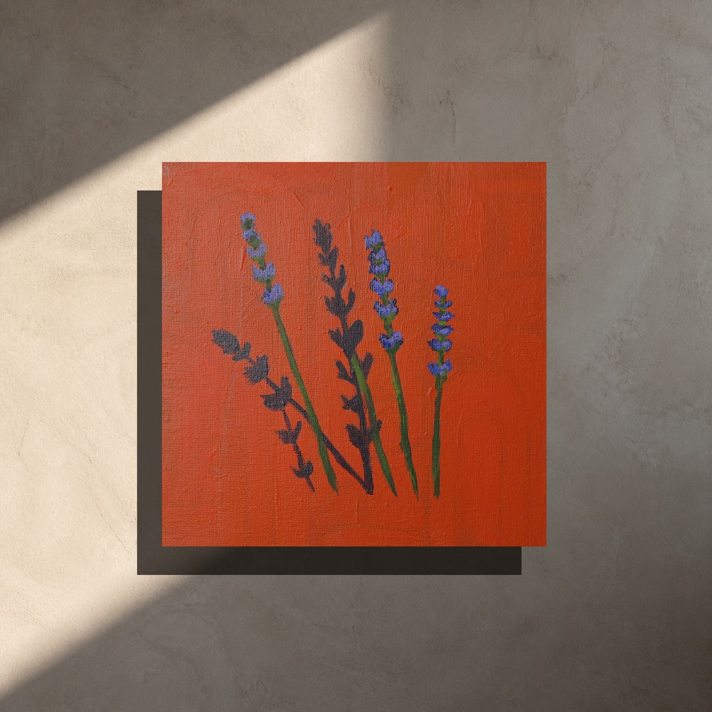Wildflower Season — Original Wildflower Painting, 8x8