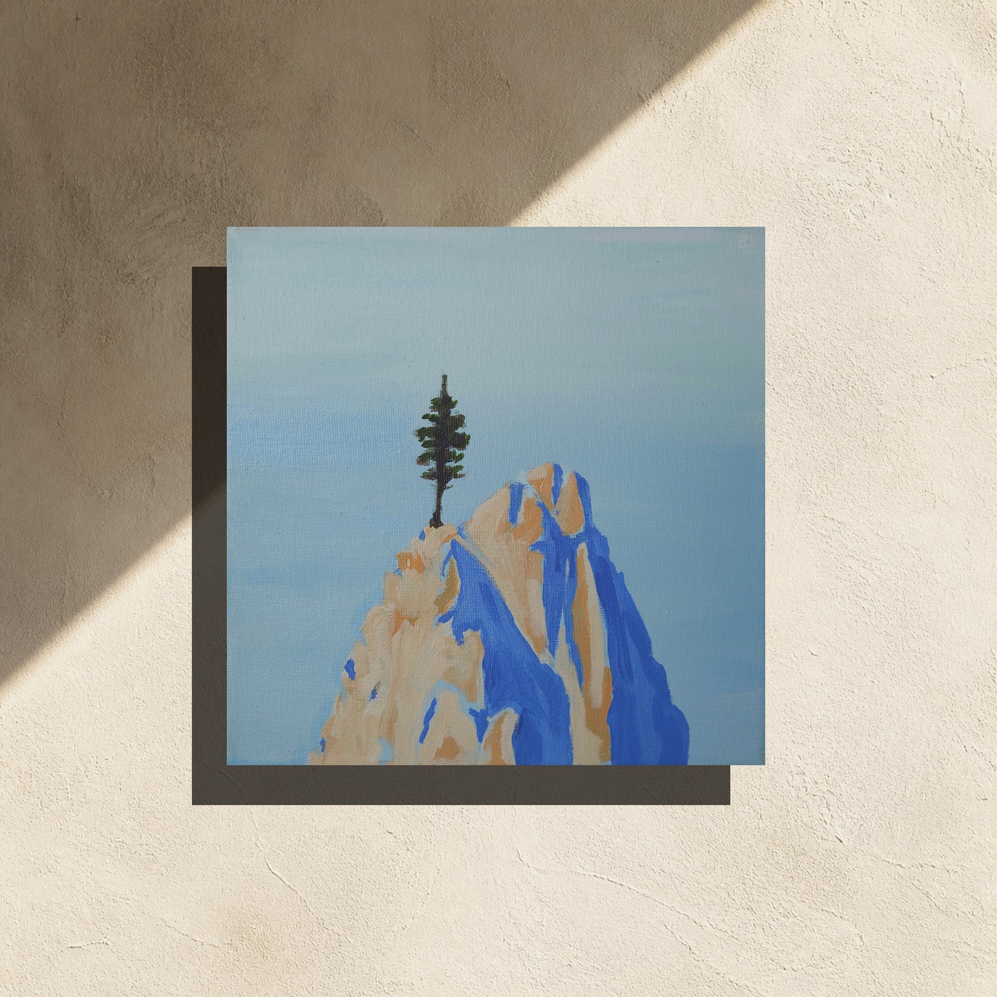 The Divide — Original Colorado Mountain Painting, 8x8