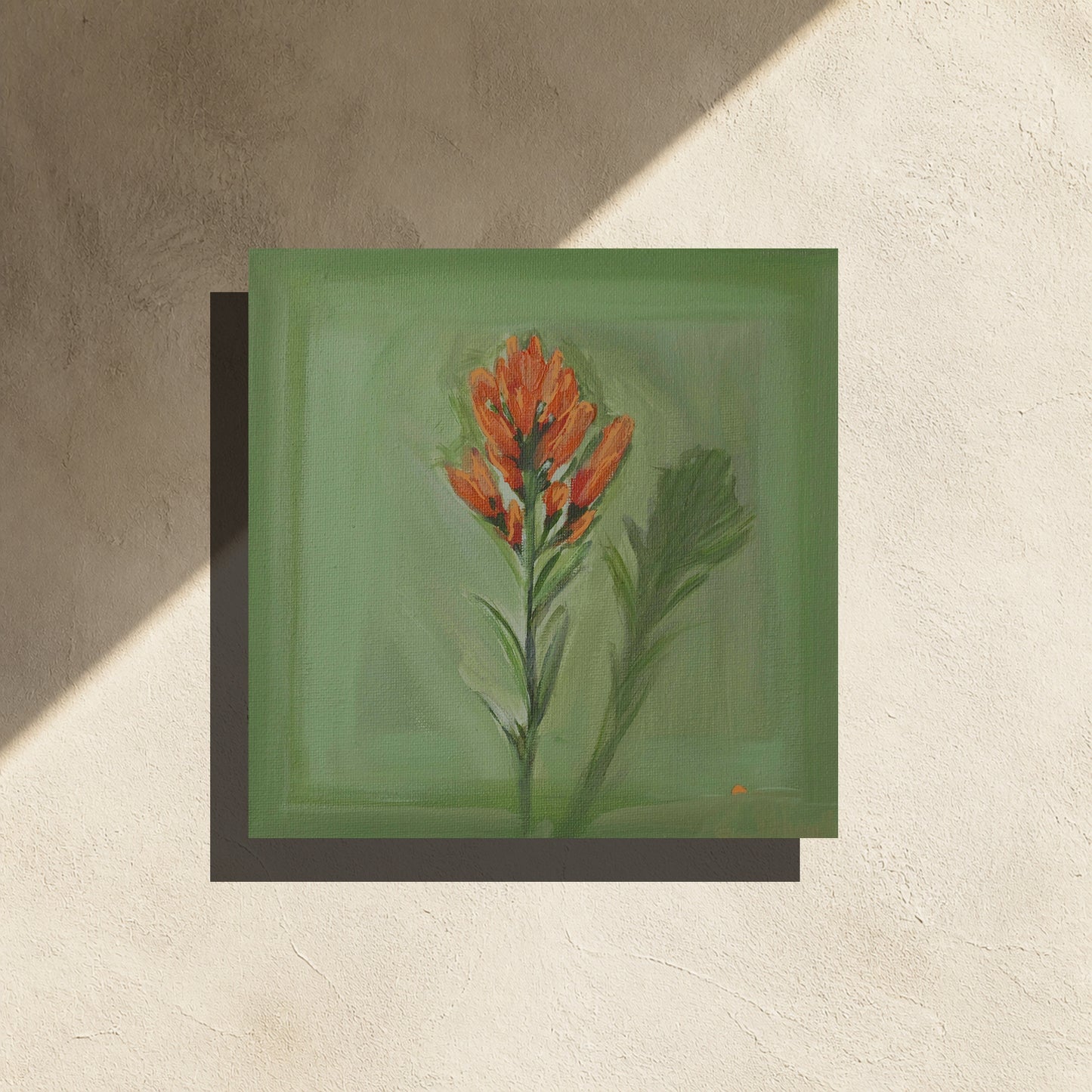 Trailside— Original Colorado Wildflower Painting, 8x8