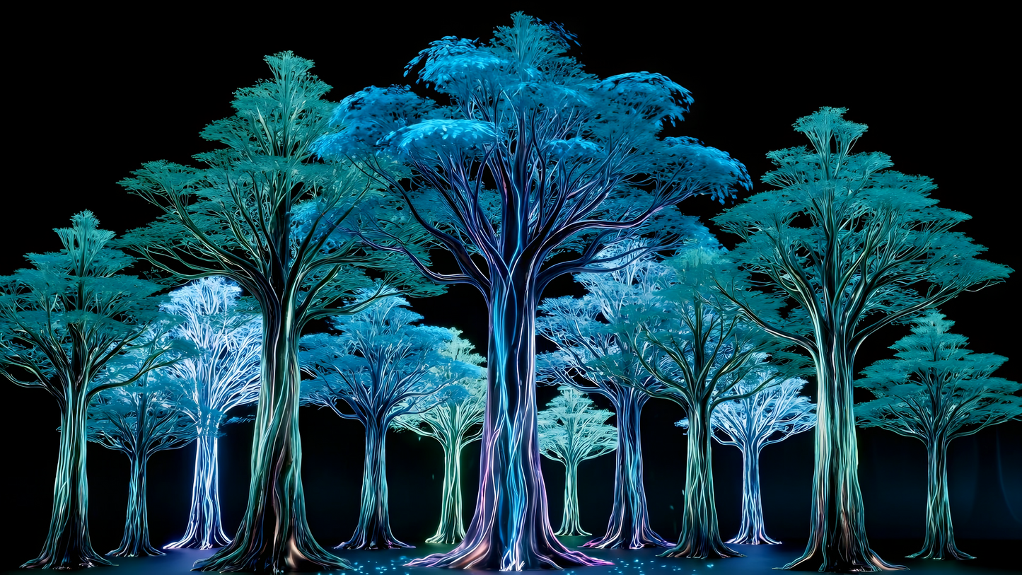 Particle Forest — Immersive Projection Visual Pack